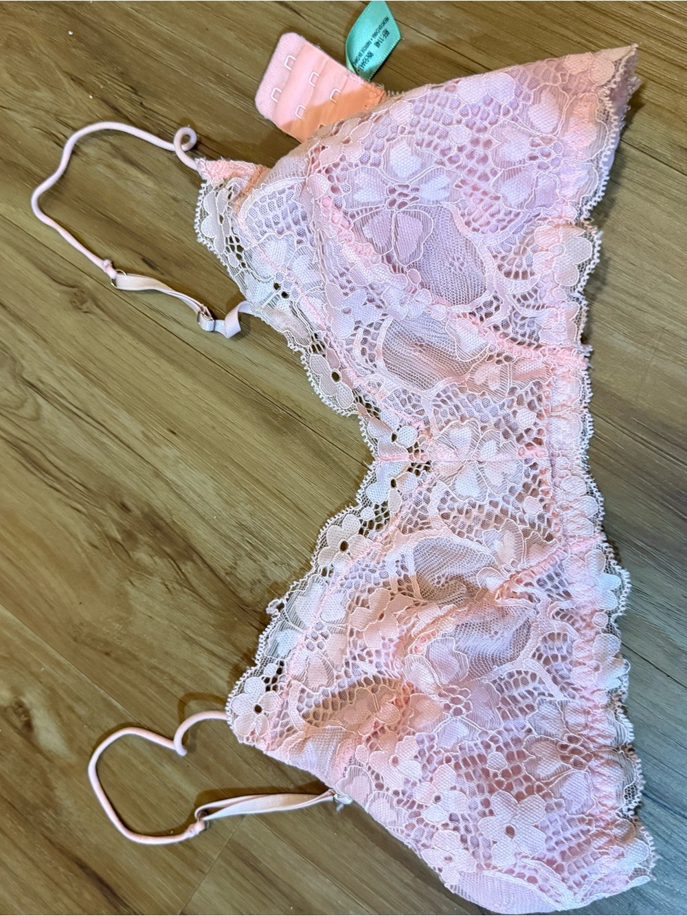 Lace Bralette - Pink